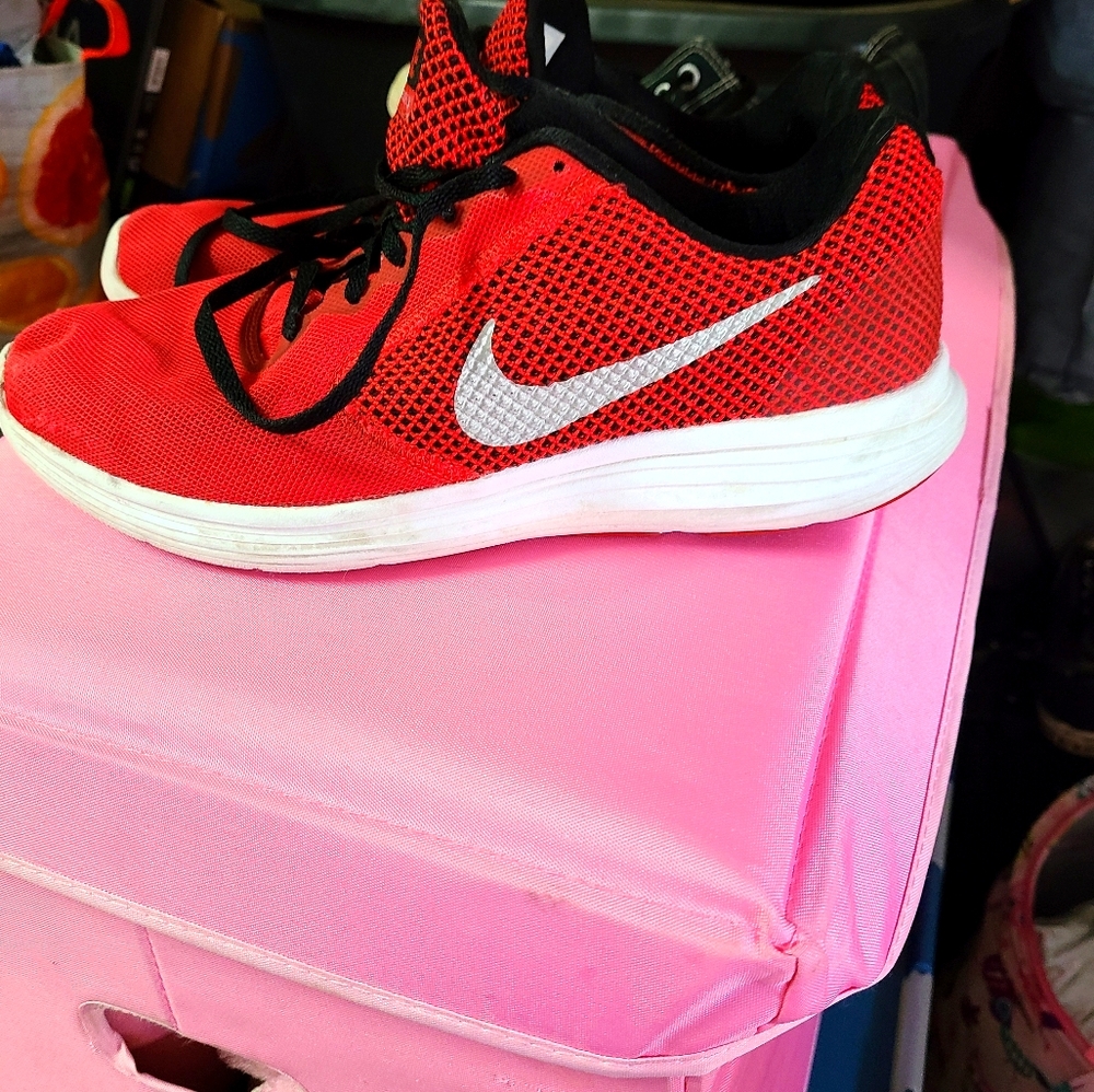 Red Nike size 8.5